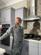 Load image into Gallery viewer, GunMetal Gray Apron - Knife N Spoon