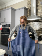 Load image into Gallery viewer, Blue Bistro Apron - Knife N Spoon